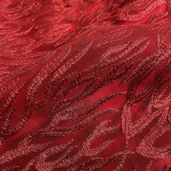 Ana Maria Mariano Red Evening Gown Est. Size 2‎ Bodycon Statement Va Va Voom - Picture 13 of 14